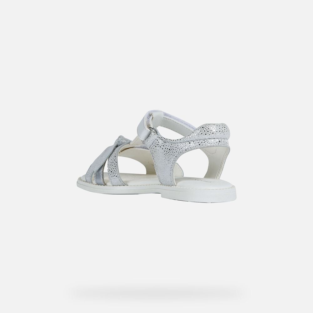 Sandalias Geox Menina Branco - Karly - UCVPO1562